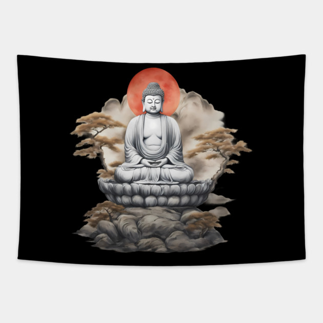 Samsara Buddhism Tapestry by animegirlnft