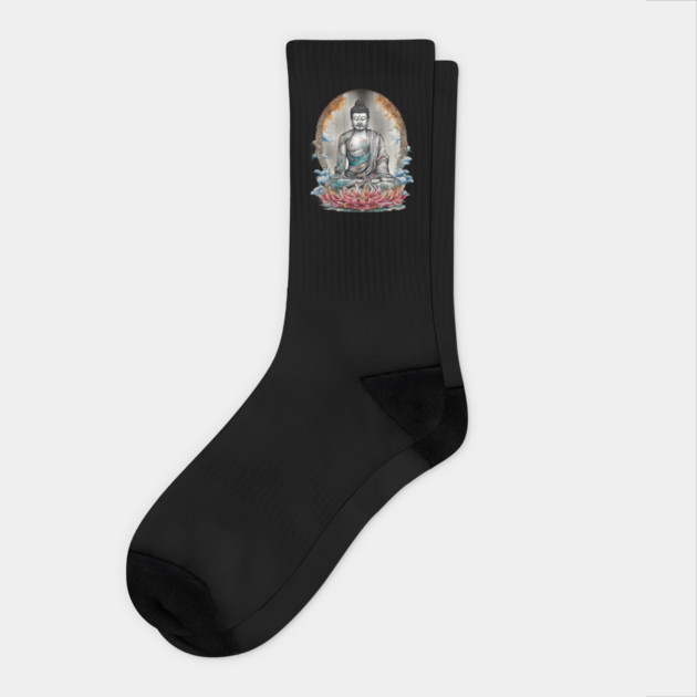Karma Buddhism Socks by animegirlnft