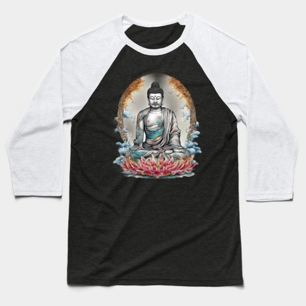 Karma Buddhism Baseball T-Shirt by animegirlnft
