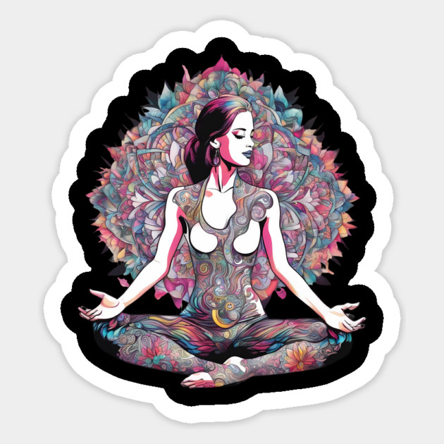 Vinyasa Yoga Sticker by animegirlnft