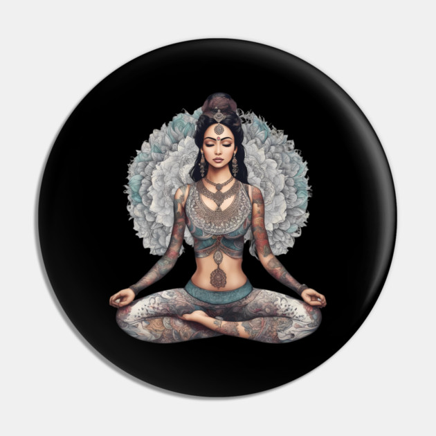 Buddhist Meditation Pin by animegirlnft