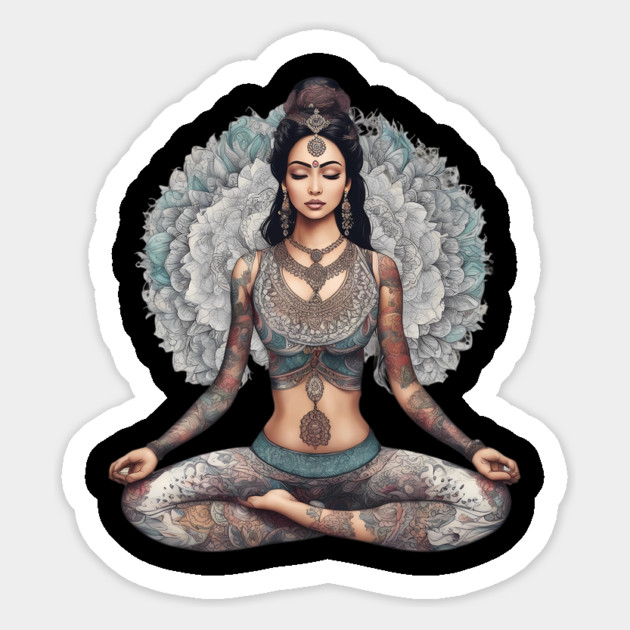 Buddhist Meditation Magnet by animegirlnft