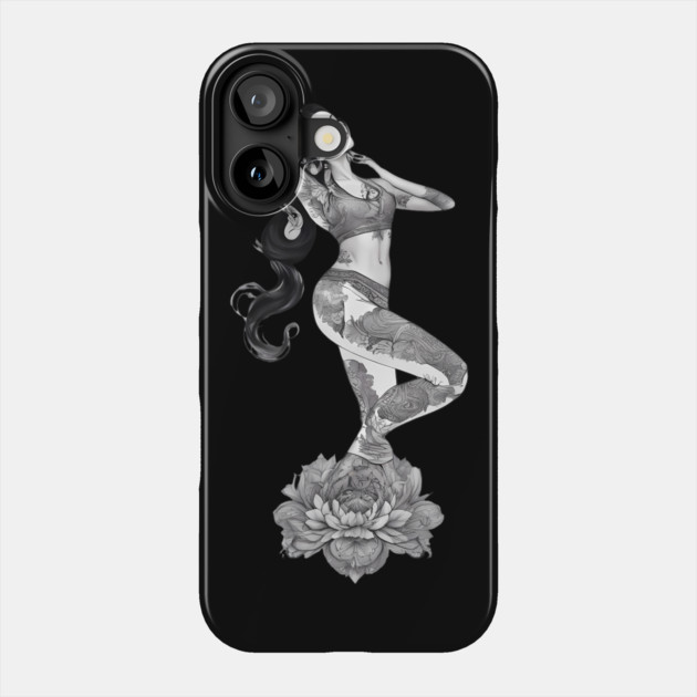 Spiritual Tattoo Phone Case by animegirlnft