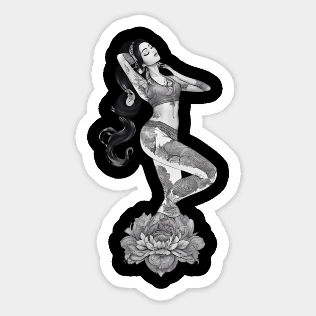 Spiritual Tattoo Magnet by animegirlnft