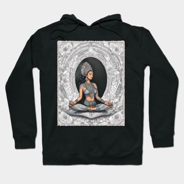 Iyengar Yoga Hoodie by animegirlnft