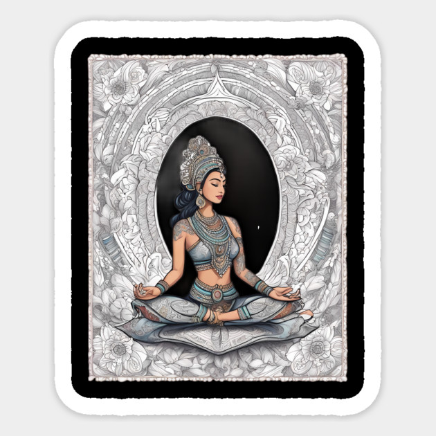 Iyengar Yoga Sticker by animegirlnft
