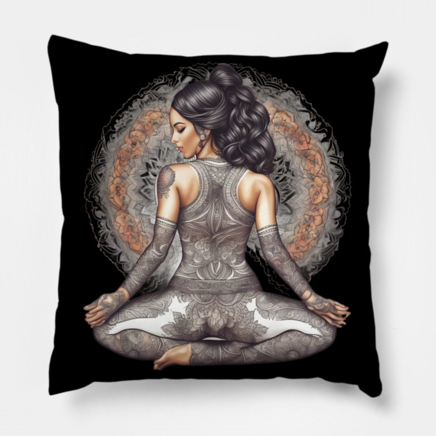 Bikram Yoga Pillow by animegirlnft