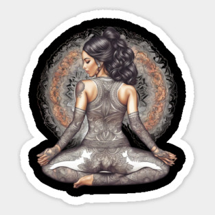 Bikram Yoga Sticker