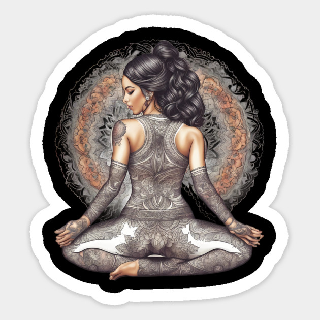 Bikram Yoga Sticker by animegirlnft