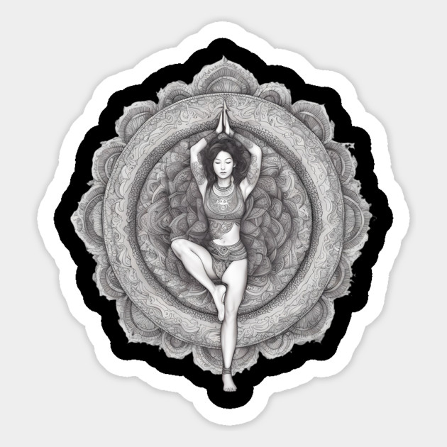 Yoga Pose Magnet by animegirlnft