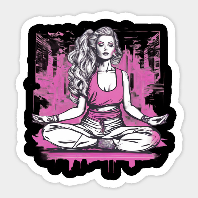 Yoga Nidra Sticker by animegirlnft