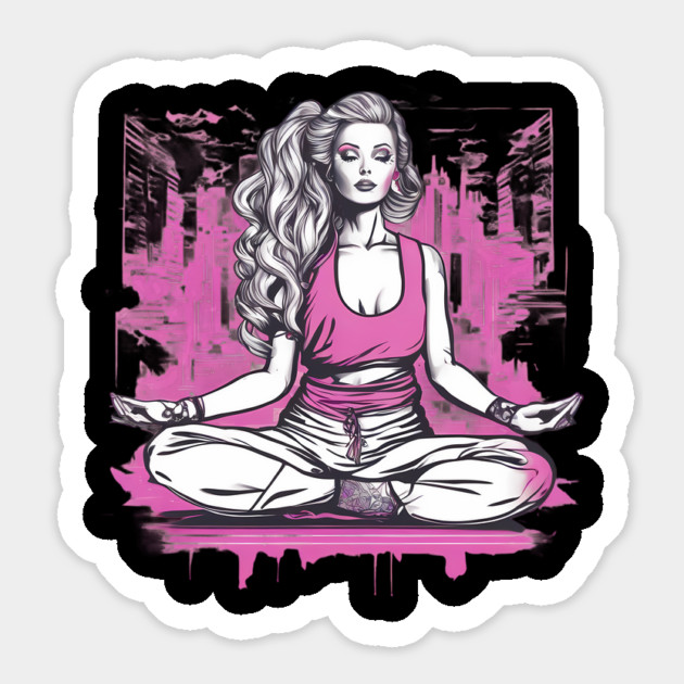 Yoga Nidra Magnet by animegirlnft