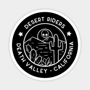 Desert Riders Death Valley California Magnet