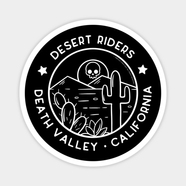 Desert Riders Death Valley California Magnet by Timeless Chaos