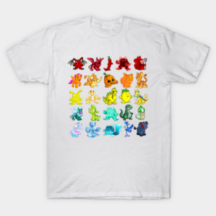 A Rainbow of Neopets T-Shirt