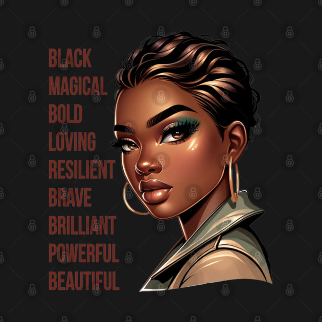 Beautiful Black Woman by UrbanLifeApparel