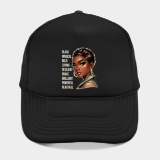Beautiful Powerful Black Woman Hat