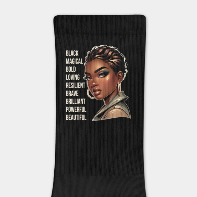 Beautiful Powerful Black Woman by UrbanLifeApparel