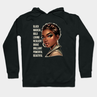 Beautiful Powerful Black Woman Hoodie