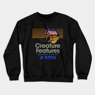 Creature Features w/ Bob Wilkins Crewneck Sweatshirt