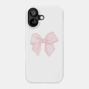 Coquette Pink Bow Phone Case