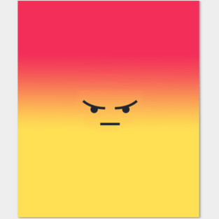 ANGRY REACT Posters and Art