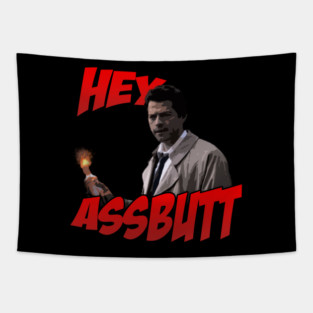 Hey Assbutt Tapestry