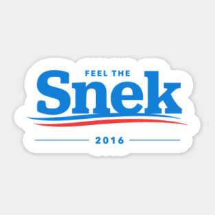 Feel The Snek President 2016 T-Shirt Sticker