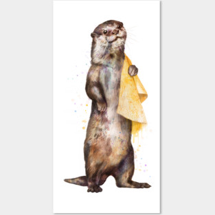 Otter Posters and Art