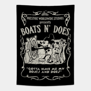Boats N Does Tapestry