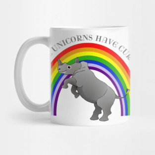 Real unicorns have curves Mug
