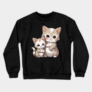Kawaii Kitten Crewneck Sweatshirt