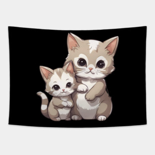 Kawaii Kitten Tapestry