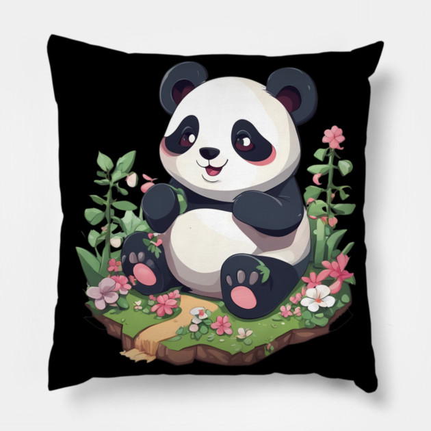 Fat Panda Pillow by animegirlnft