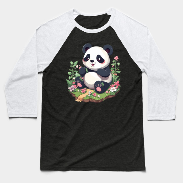 Fat Panda Baseball T-Shirt by animegirlnft