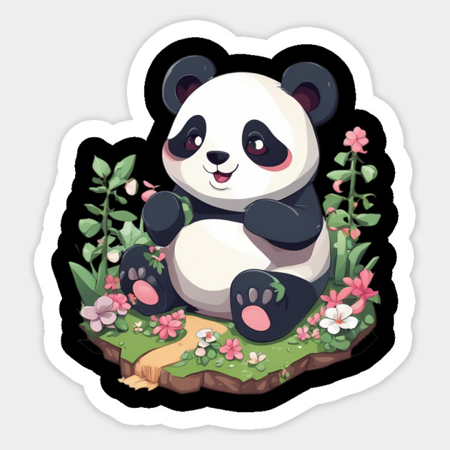 Fat Panda Sticker by animegirlnft