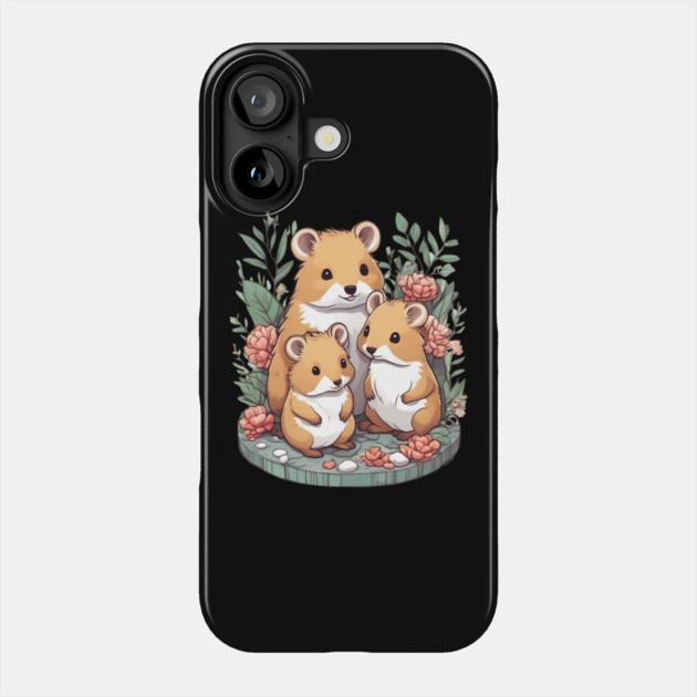 Quokka Family Phone Case by animegirlnft