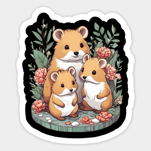 Quokka Family Sticker by animegirlnft