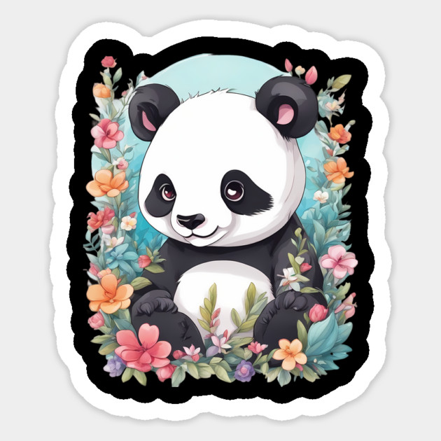 Cuta Panda Sticker by animegirlnft
