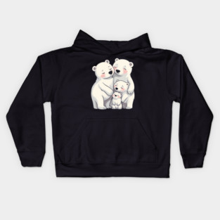 Bear Family Kids Hoodie
