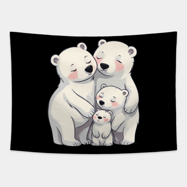 Bear Family Tapestry by animegirlnft