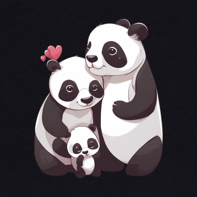 Panda Family by animegirlnft