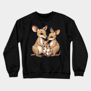 Kangaroo Family Crewneck Sweatshirt