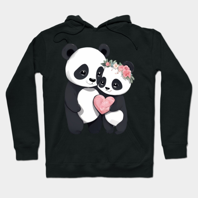 Love Panda Hoodie by animegirlnft