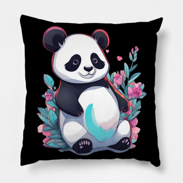 Lazy Panda Pillow by animegirlnft