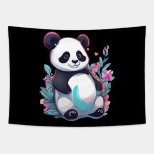 Lazy Panda Tapestry