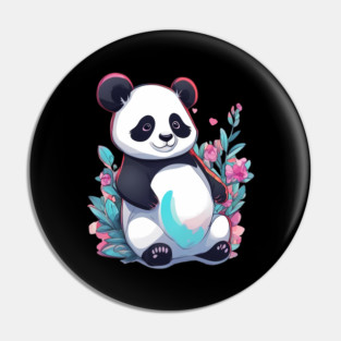 Lazy Panda Pin