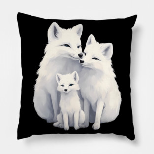 Fox Family Pillow