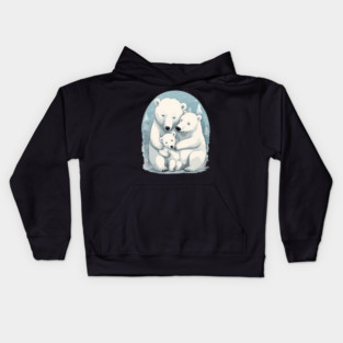 Mama Papa Bear Kids Hoodie