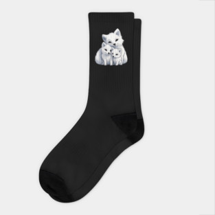 Fox Mum & Kids Socks